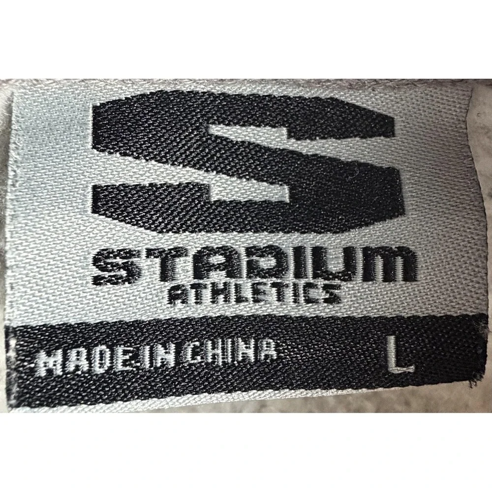 Georgetown Hoyas Hoodie Mens Large Gray Stadium Athletics Pullover Sweatshirt - Picture 6 of 8